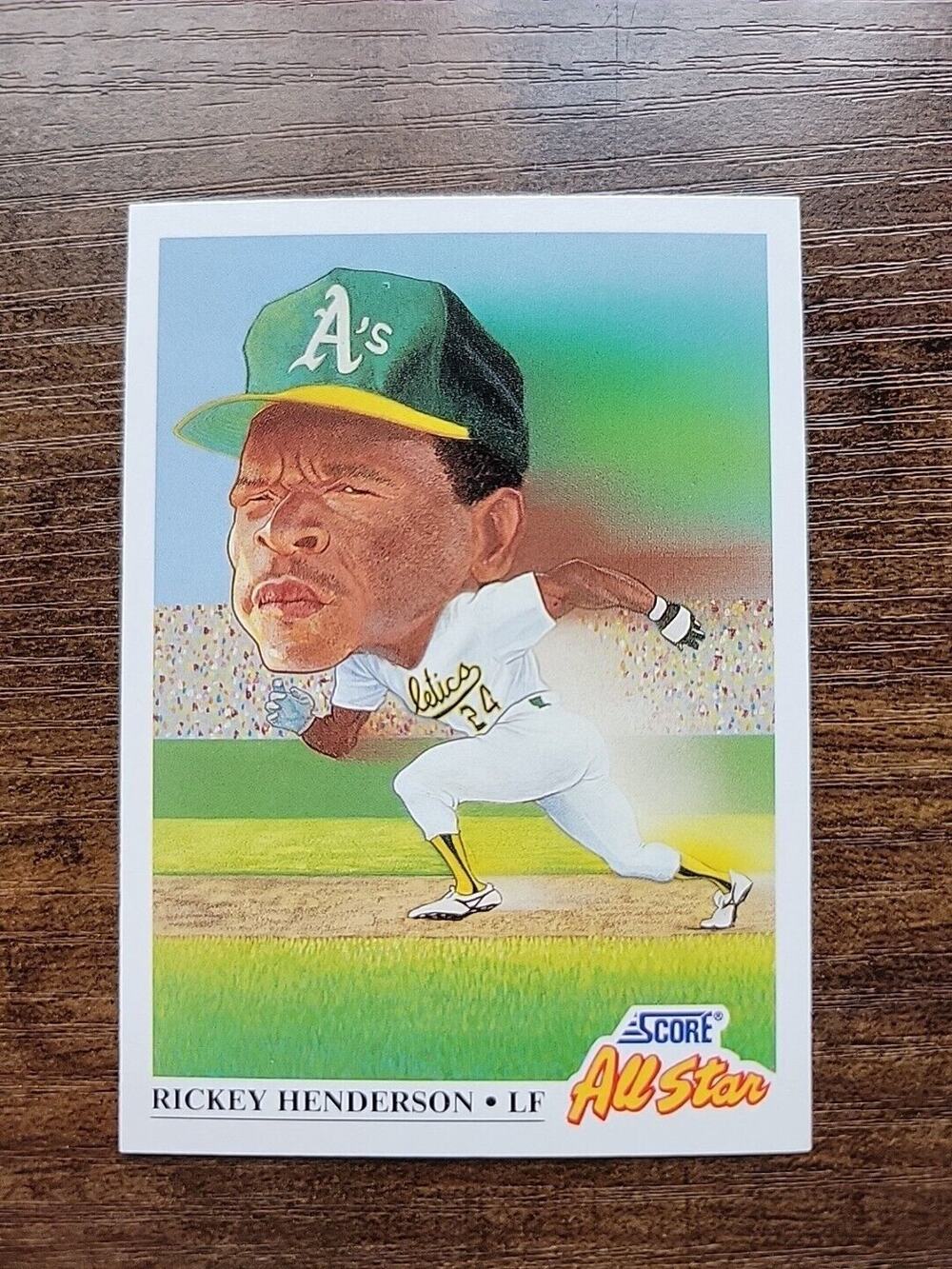 Rickey Henderson 1991 Score #397 - All Star - Oakland Athletics - MLB